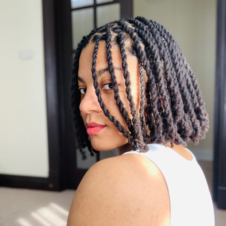 Shoulder-Length Loc Bob