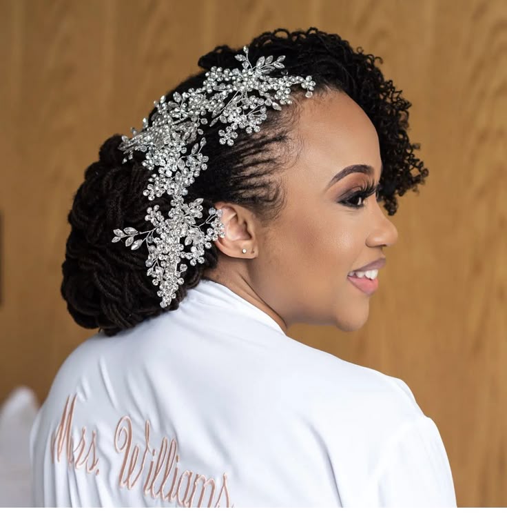 Locs With a Delicate Tiara
