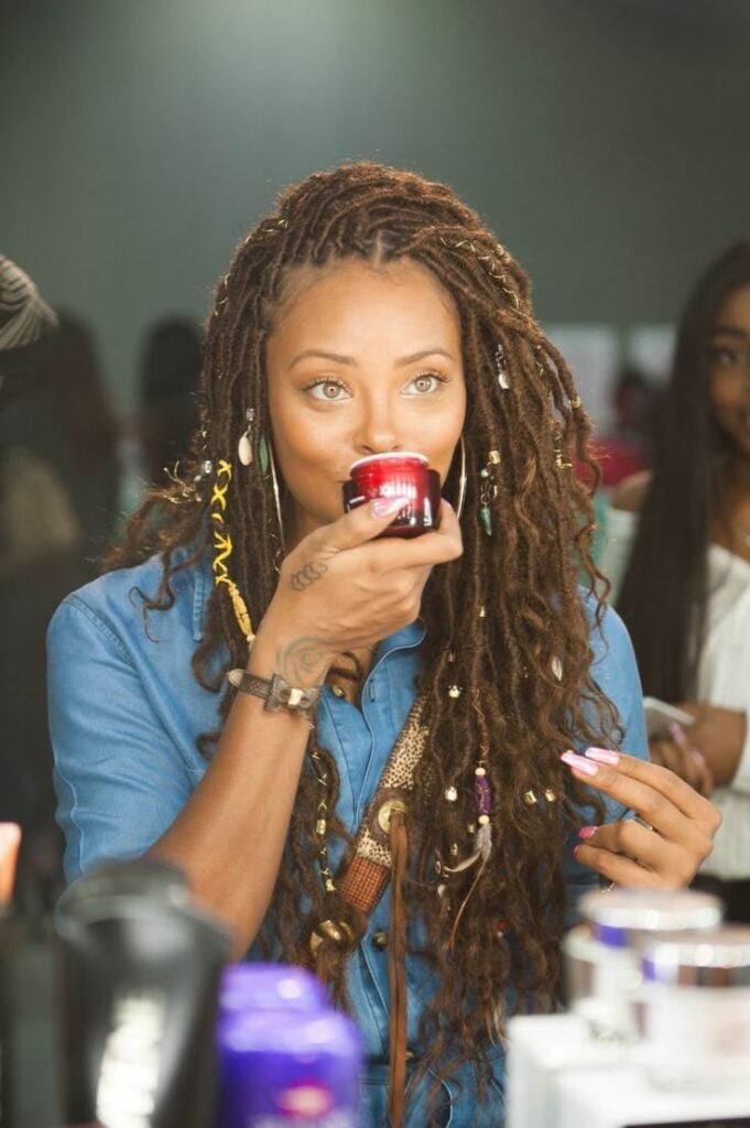 Loose Locs With Statement Hair Accessories