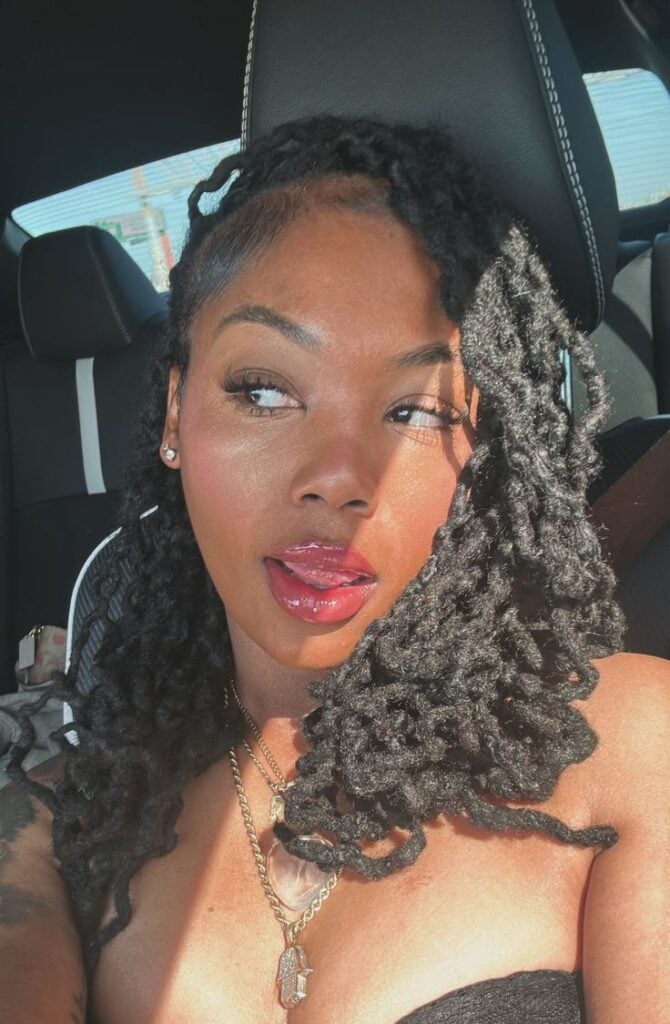 Low Side Sweep With Soft Curls