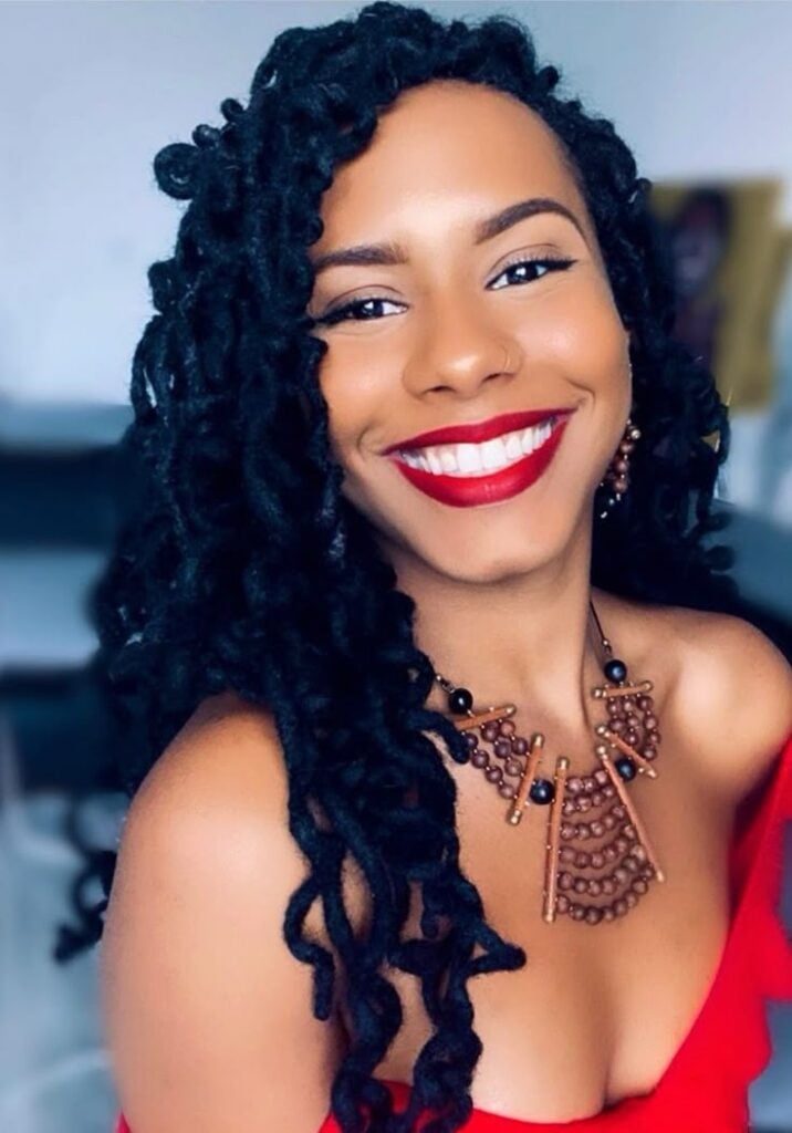 Romantic Face-Framing Locs