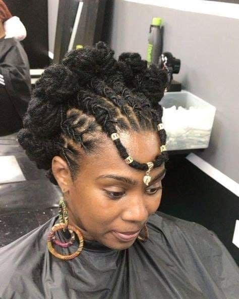 Side Bun With Decorative Cuffs