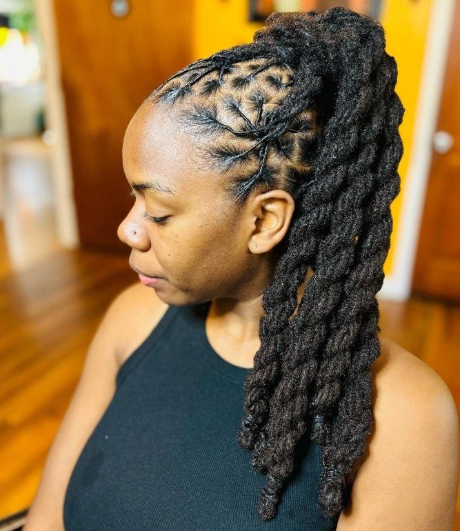 Twisted Low Ponytail