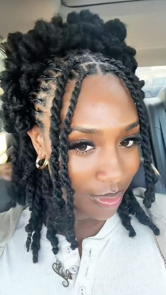 Braided Front Loc Style