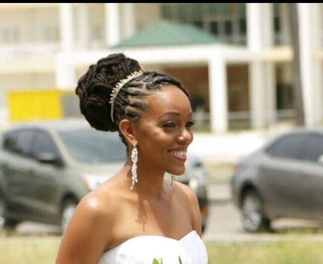  Classic Bridal Loc Bun