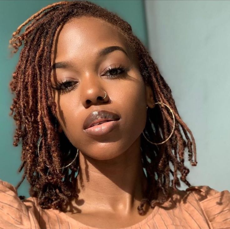 Deep Side-Part Loc Style
