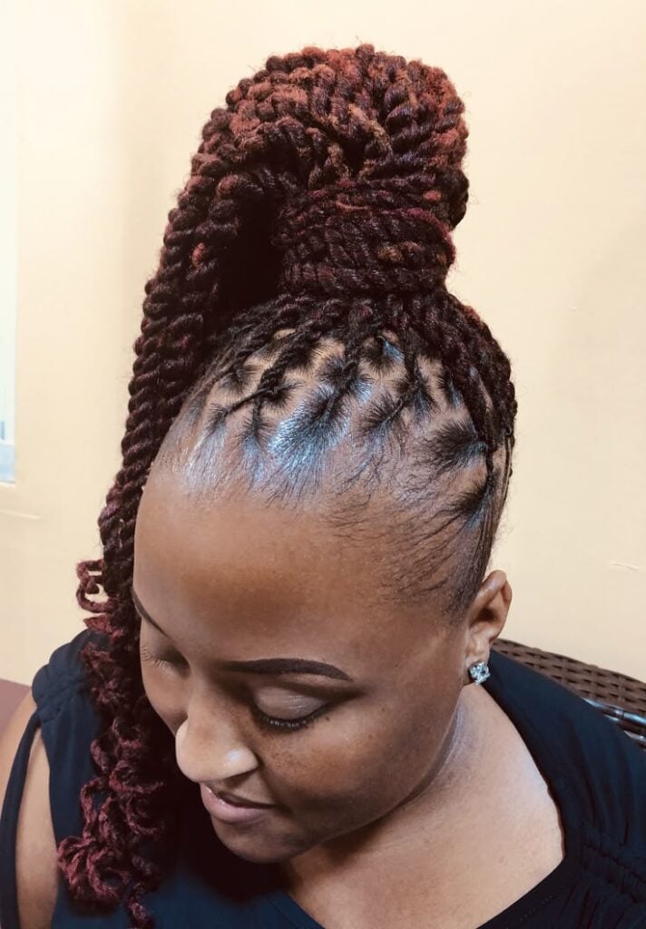 Elegant Loc Ponytail