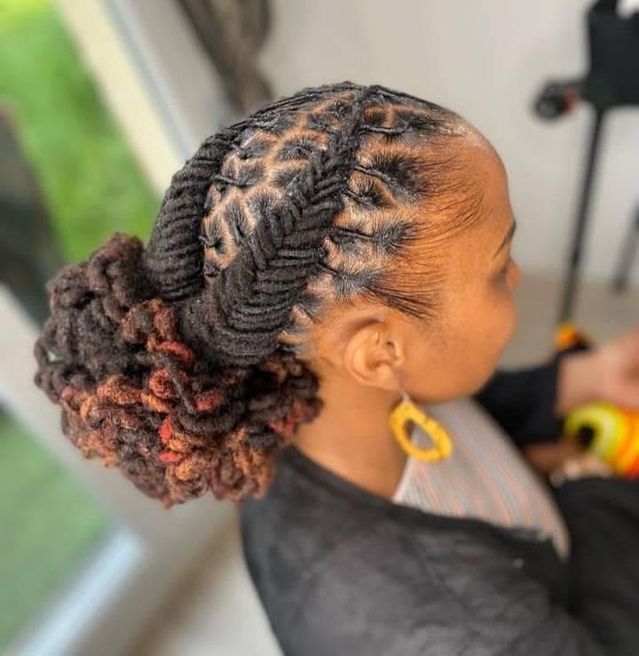 Elegant Low Loc Bun