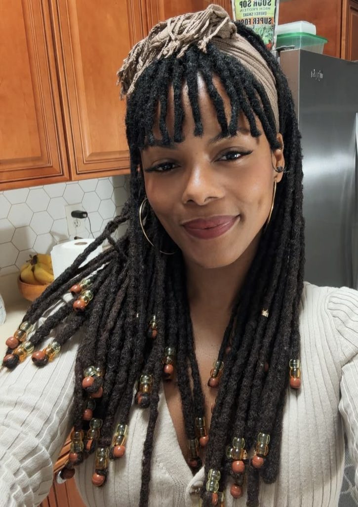 Experiment With Locs and Bangs