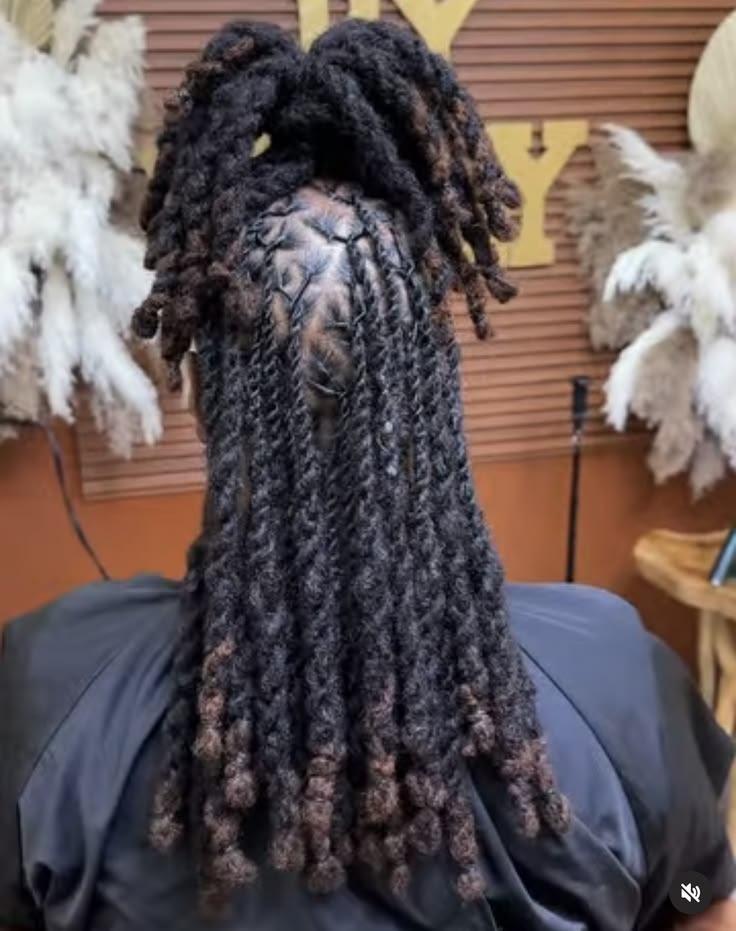 Half-Up Loc Ponytail
