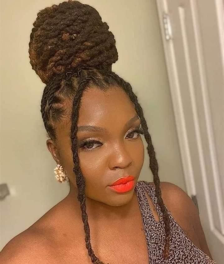 High Loc Bun