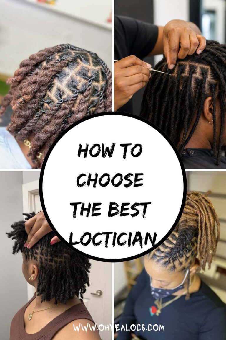 four grid locs image and text overlay How to Choose the Best Loctician