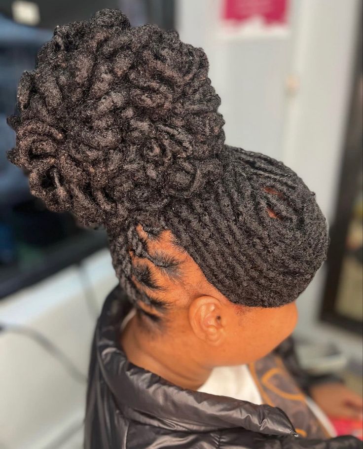 Loc Crown Updo