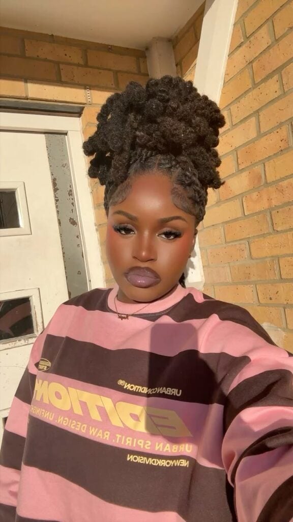 Locs With Soft Face-Framing Pieces