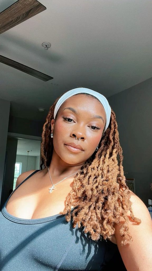 Locs With a Soft Headband
