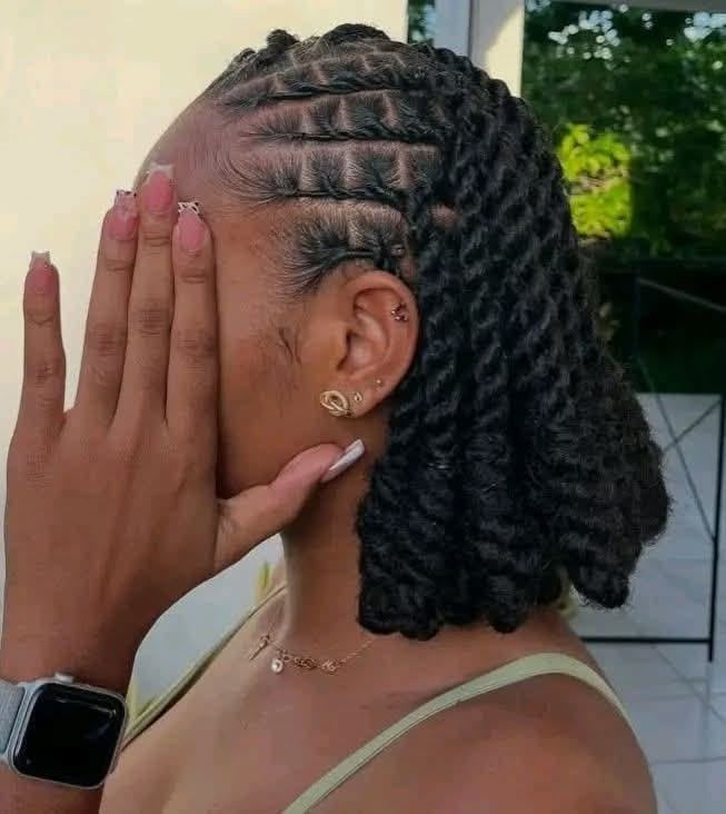 Locs With a Twisted Front
