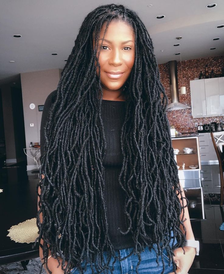 Long Flowing Birthday Locs