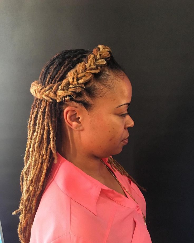 Loose Crown With Flowing Locs