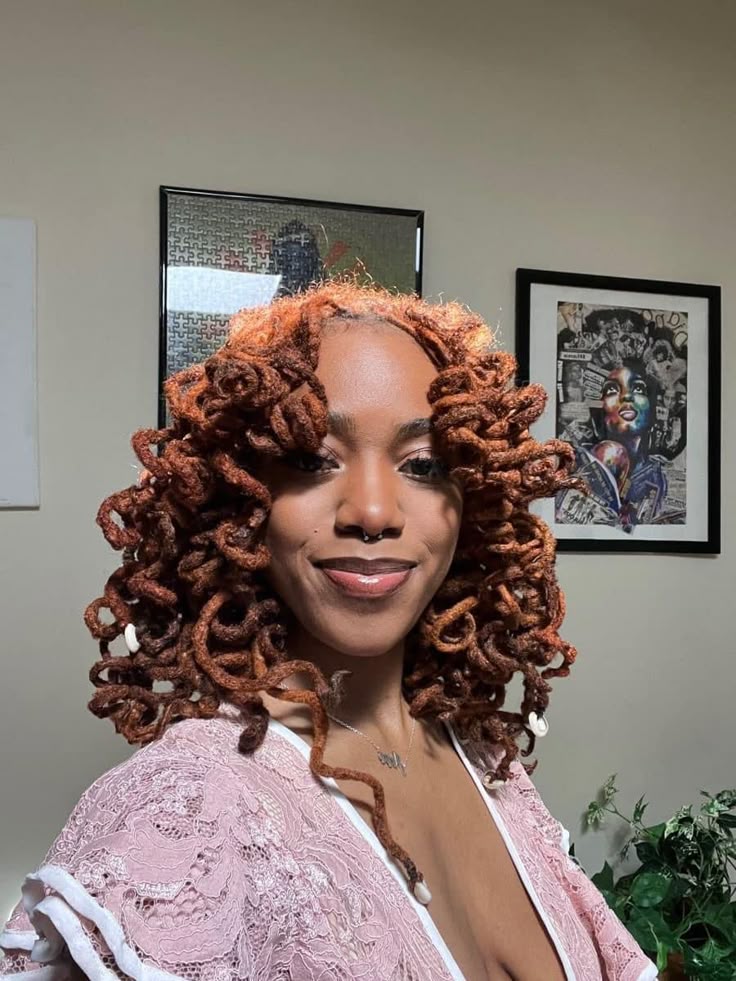  Loose Loc Curls
