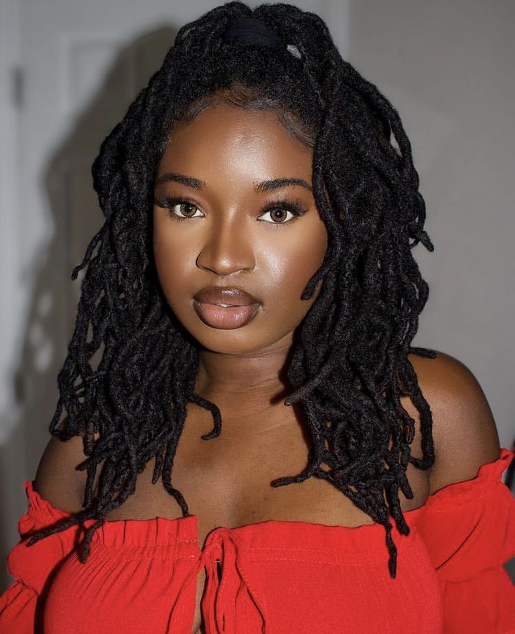 Sleek High Loc Ponytail