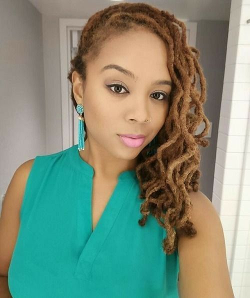 Soft Side-Swept Locs