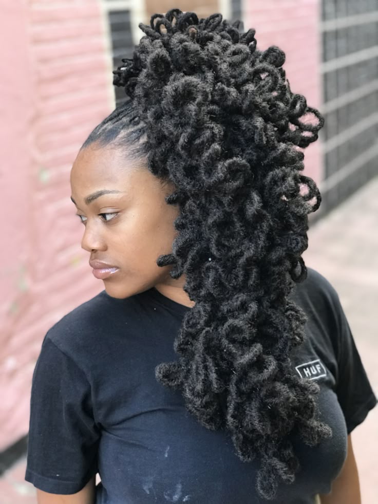 Voluminous Loc Ponytail
