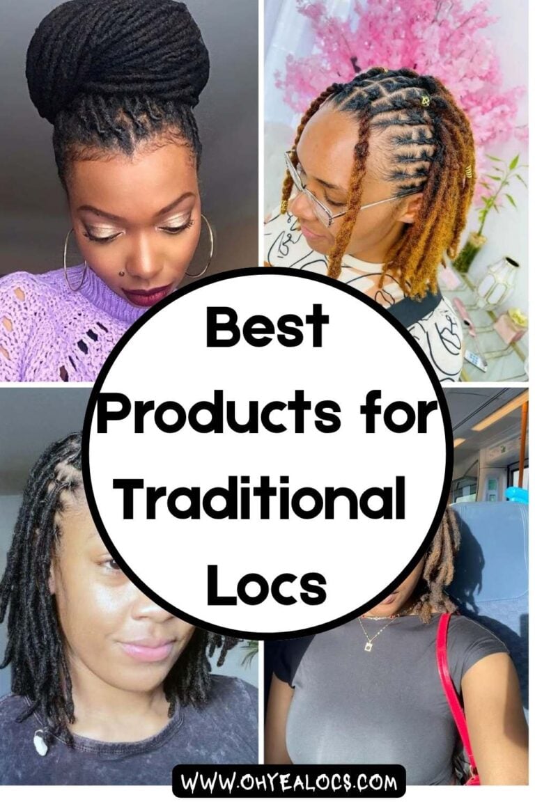 FOUR GRID LOCS IMAGES AND TEXT OVERLAY Best Products for Traditional Locs