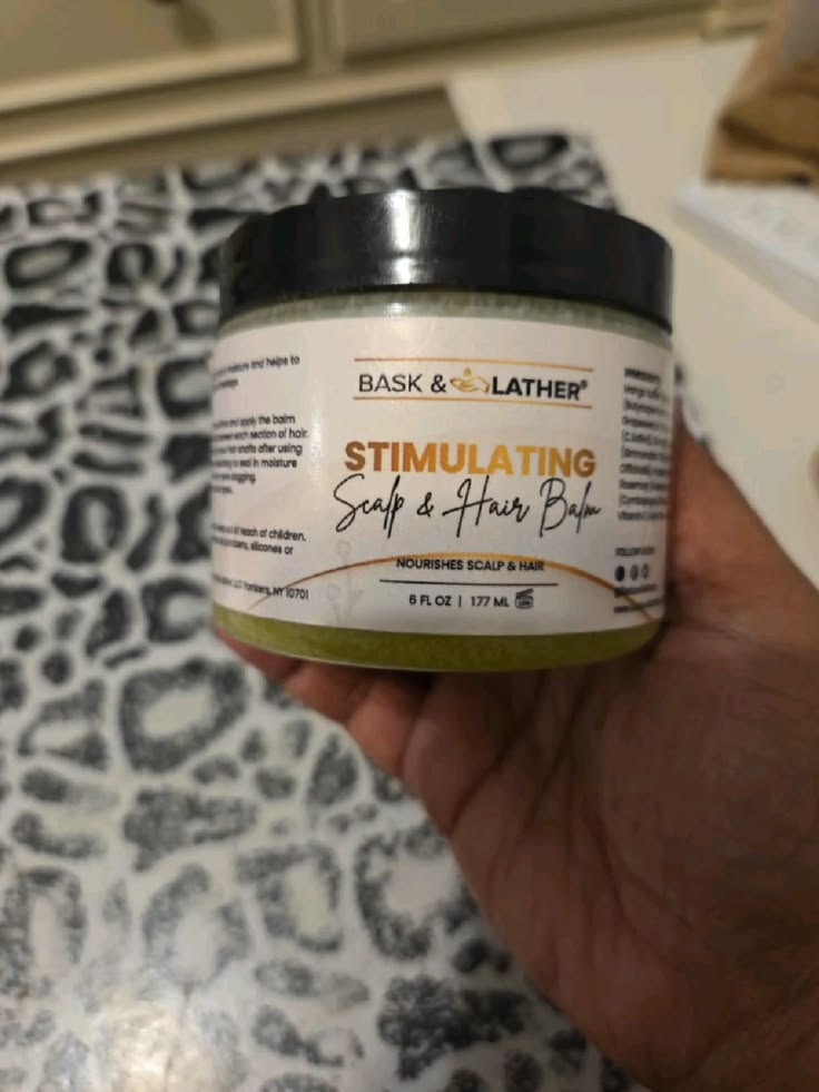 BASK & LATHER Stimulating Scalp and Hair Balm