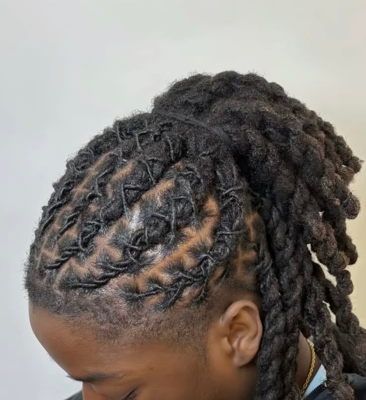 Half-Up Half-Down Locs