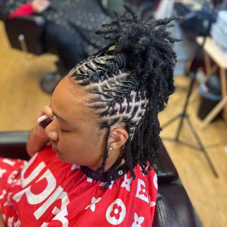 Half-Up Half-Down Locs