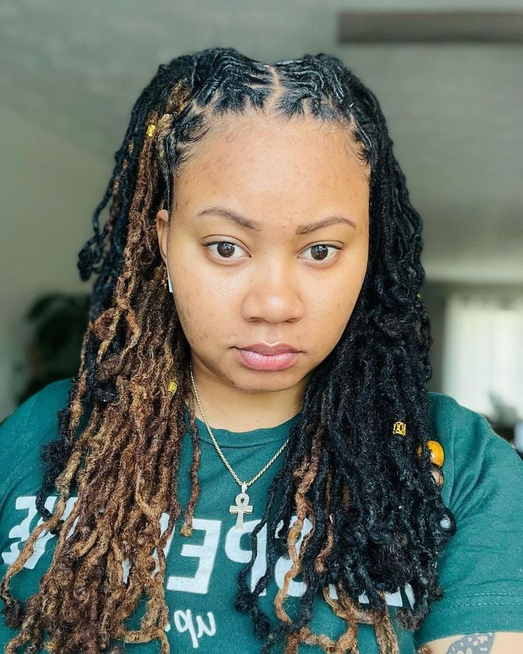  Half-Up Style With Twisted Sides