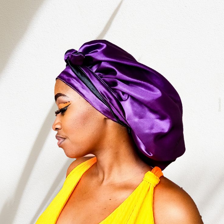 Large Satin Bonnet for Long Locs