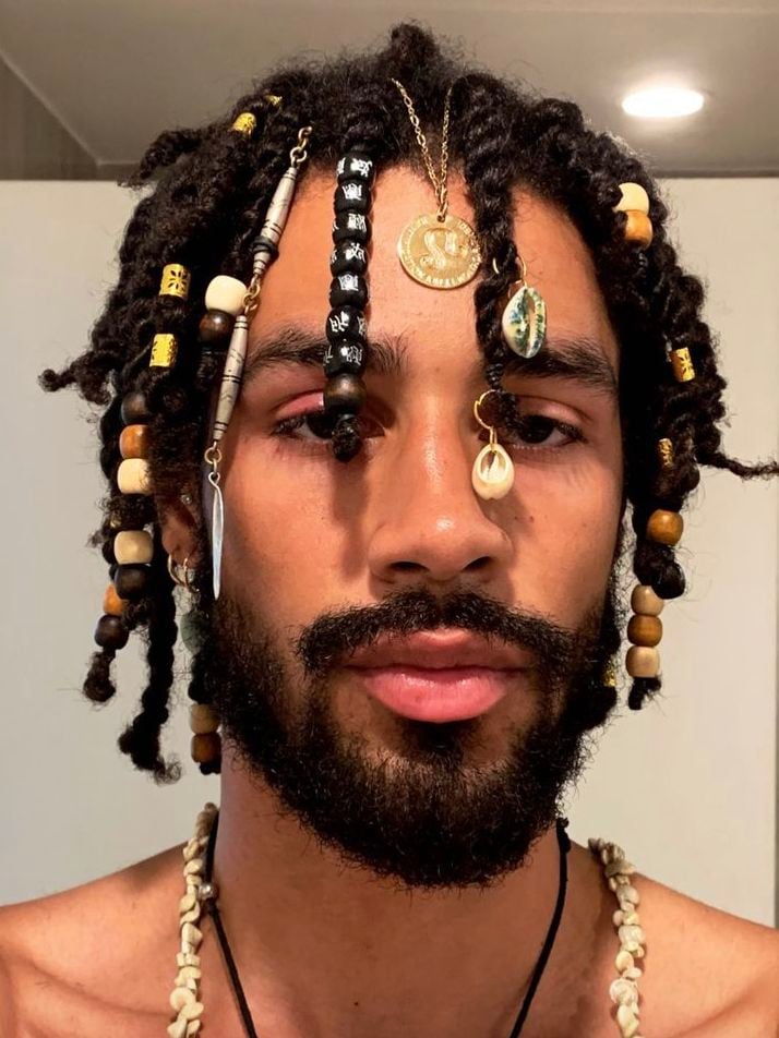 Locs With Beads