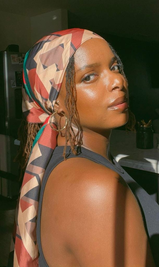 Locs With a Headscarf