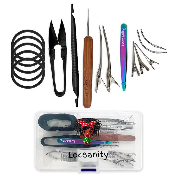 Locsanity Dreadlock Retightening and Interlocking Tool Kit
