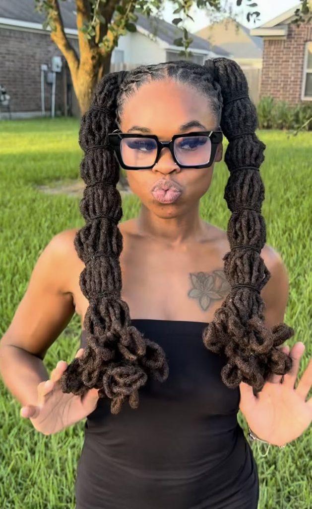 Low Bubble Ponytail