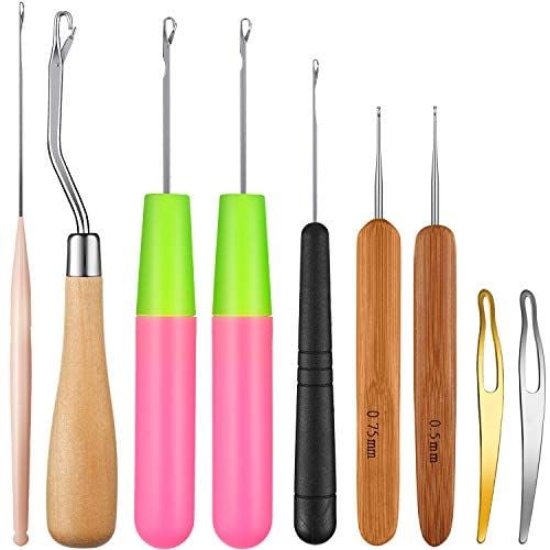 Rustark 49-Piece Dreadlocks Crochet Hook Tools Kit