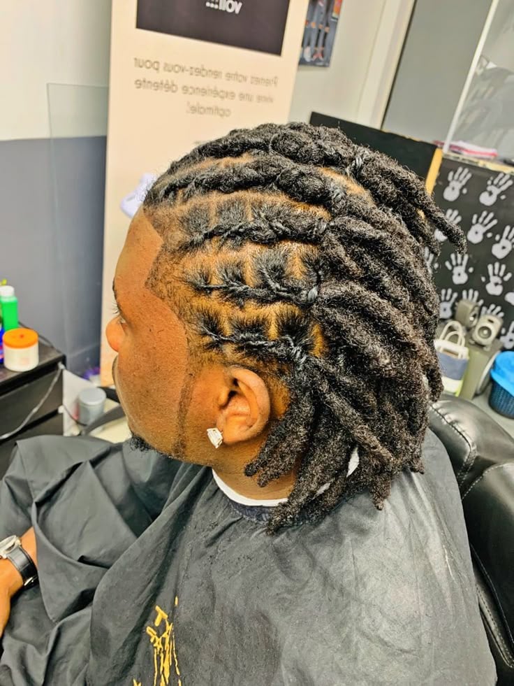 Short Locs With a Fresh Retwist