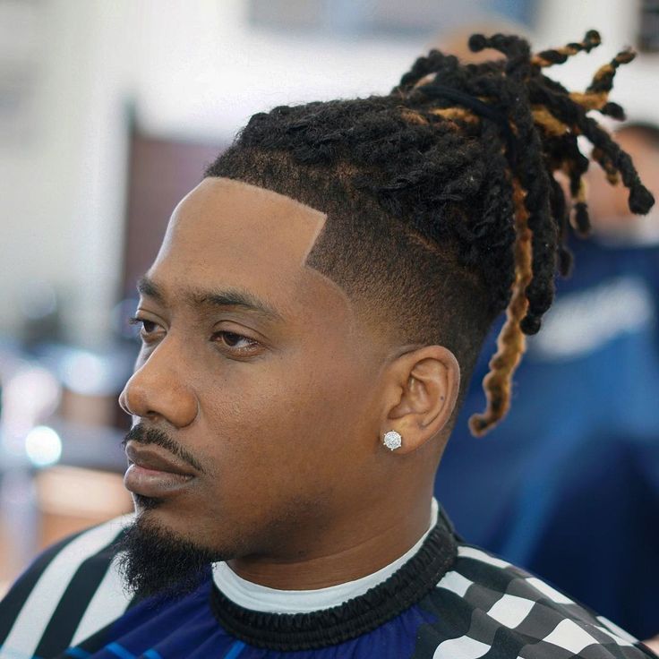 Short Locs With a High Fade