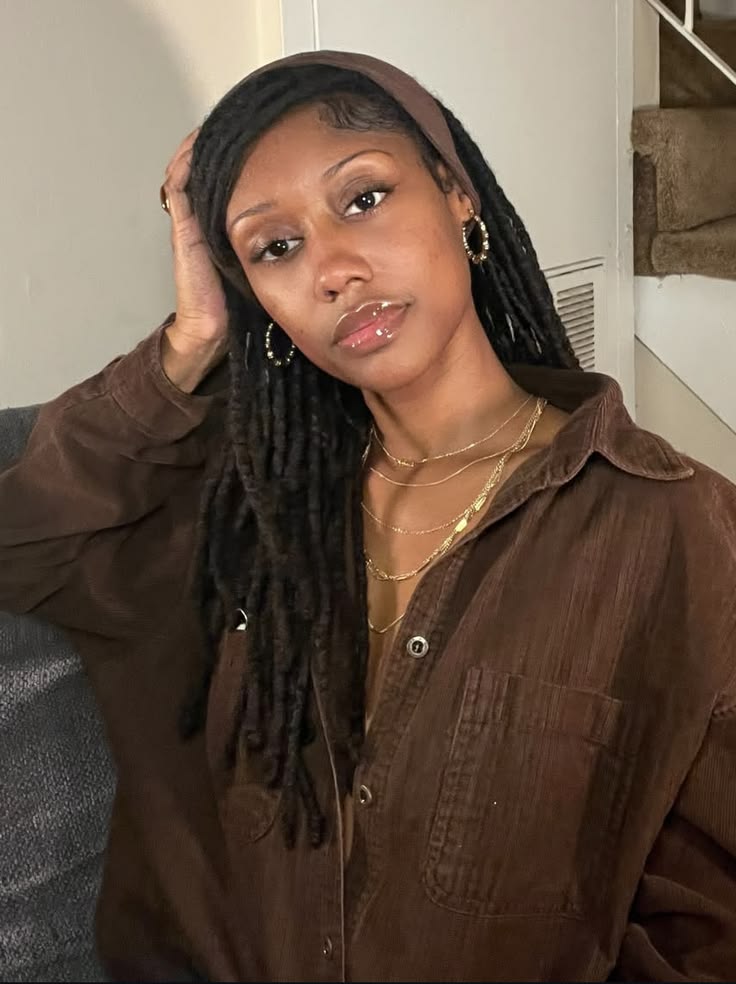  Simple Loc Style With a Statement Headband