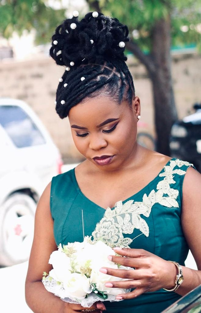 Sophisticated Loc Updo
