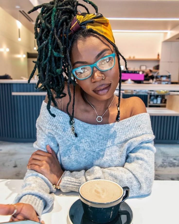 locs under scarf