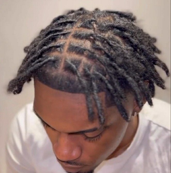 Starter Locs With a Tapered Hairline